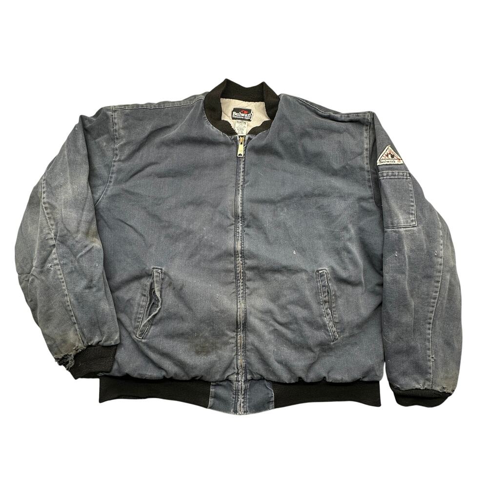 Bulwark Excel Fr Flame Resistant JET2NV6 52.0 ATPV Jacket Mens XL Quilted Lined
